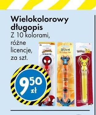 Wielokolorowy długopis Lilo i Stitch promocja w Tedi
