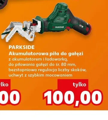Akumulatorowa piła do gałęzi Parkside promocja w Kaufland