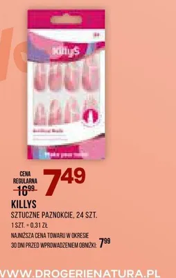 Sztuczne paznokcie Killys promocja w Drogerie Natura