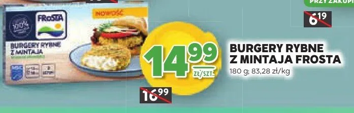 Burgery rybne z mintaja promocja w Stokrotka