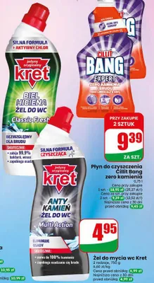 Żel do mycia WC Kret promocja w Dino