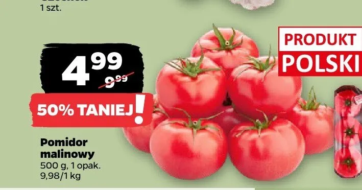 Pomidor malinowy polski promocja w Netto