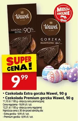 Czekolada Premium gorzka Wawel promocja w Twój Market