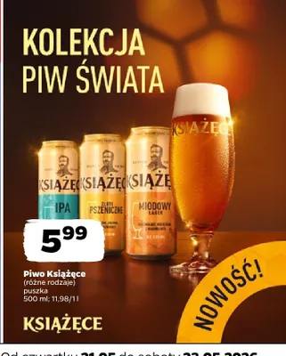 Piwo Książęce IPA puszka promocja w Netto