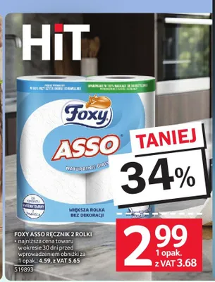 Ręcznik papierowy Foxy Asso promocja w Selgros