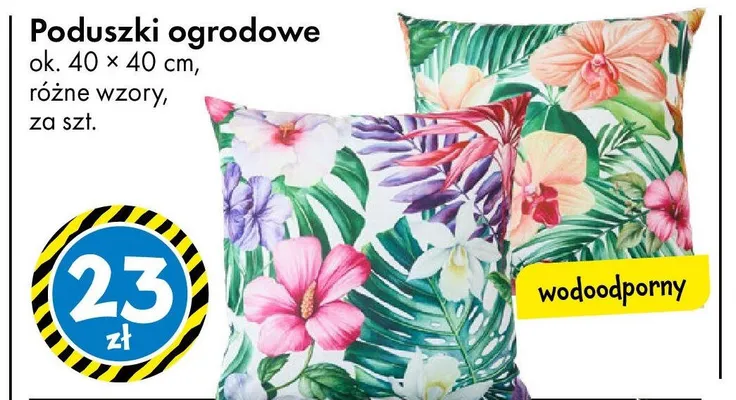Poduszki ogrodowe wodoodporny promocja w Tedi