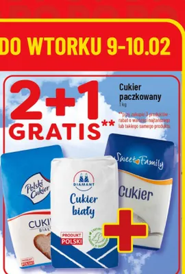 Cukier paczkowany różne rodzaje promocja w POLOmarket
