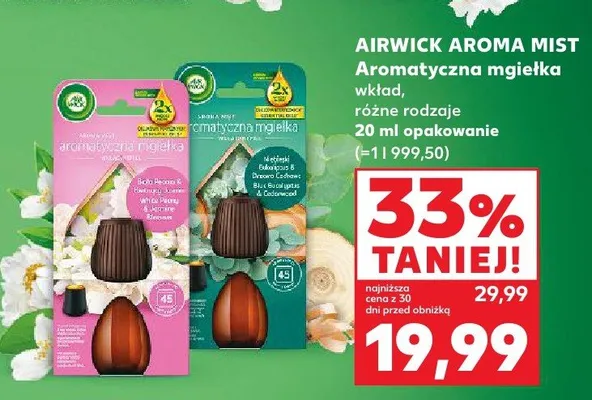 Aromatyczna mgiełka wkład, różne rodzaje promocja w Kaufland