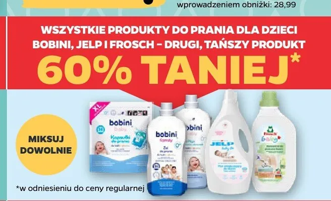 Żel do prania Bobini Family promocja w Netto
