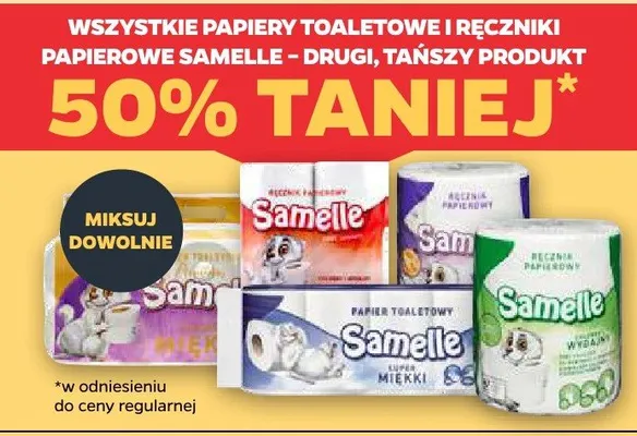 Ręcznik papierowy Samelle promocja w Netto