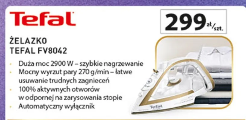 Żelazko FV8042 promocja w Auchan