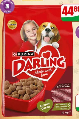 Sucha karma wołowina promocja w Dino