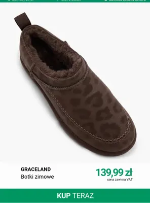 Botki zimowe Graceland promocja w Deichmann