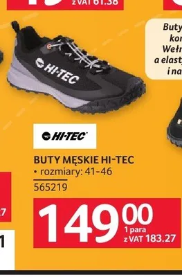Buty męskie Hi-Tec promocja w Selgros