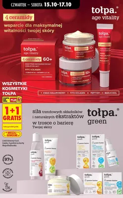 Krem przeciwzmarszczkowy ujędrniający 50+ Tołpa Age Vitality promocja w Biedronka