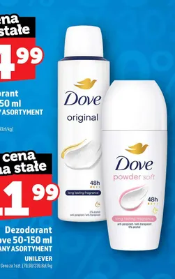 Dezodorant Dove Powder Soft promocja w TOPAZ