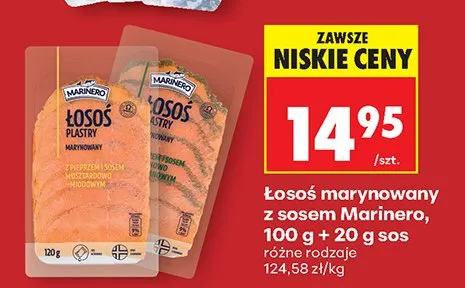 Łosoś marynowany z sosem Marinero promocja w Biedronka
