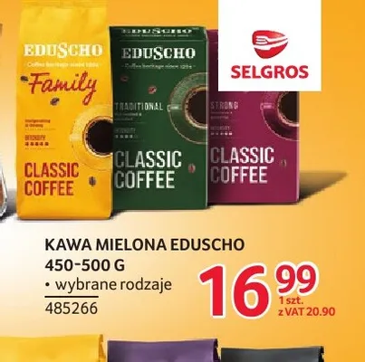 Kawa mielona Eduscho promocja w Selgros