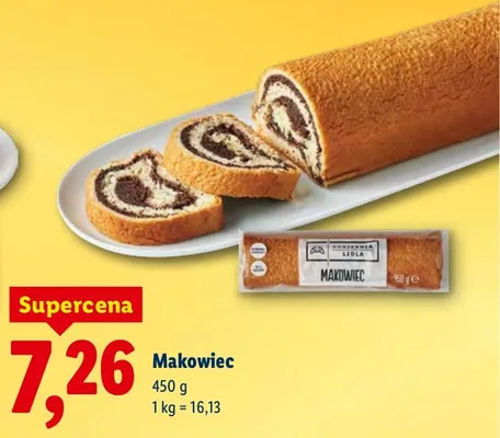 Makowiec 450 g promocja w Lidl