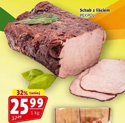Schab z liściem promocja w Prim Market