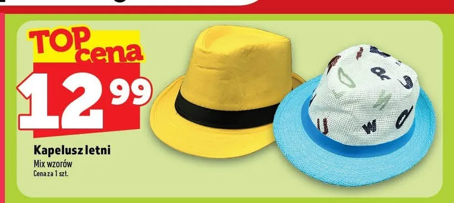 Kapelusz letni promocja w TOPAZ