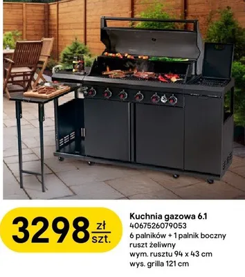 Kuchnia gazowa 6.1 4067526079053 promocja w Castorama