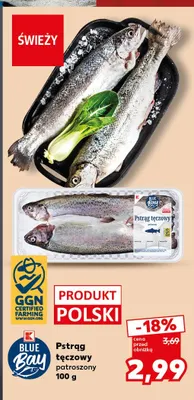Pstrąg tęczowy patroszony Blue Bay promocja w Kaufland