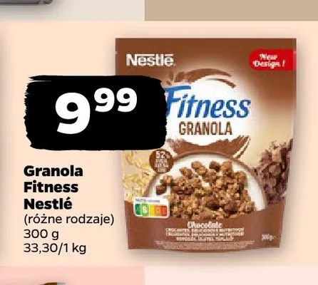 Granola Nestlé Fitness promocja w Netto