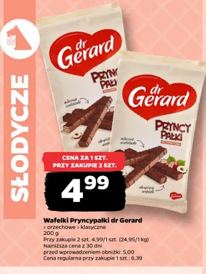 Wafelki Pryncypałki dr Gerard klasyczne promocja w Netto