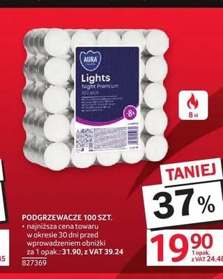Podgrzewacze Aura Lights Night Premium promocja w Selgros
