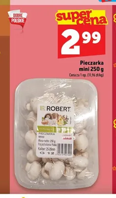 Pieczarka mini Robert promocja w TOPAZ