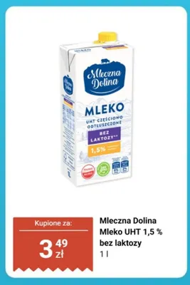 Mleko kozie bez laktozy Mleczna dolina promocja w Biedronka