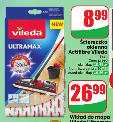 Wkład do mopa Vileda Ultramax promocja w Dino