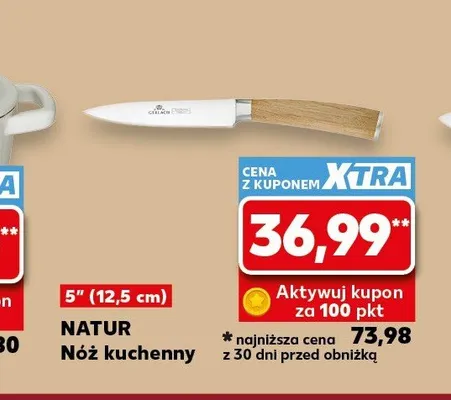 Nóż kuchenny Gerlach Natur 5" 12,5 cm promocja w Kaufland