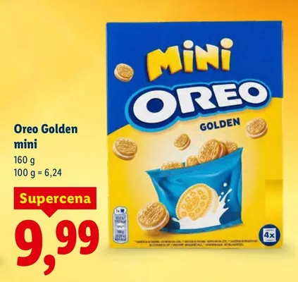Ciastka Oreo Golden mini promocja w Lidl