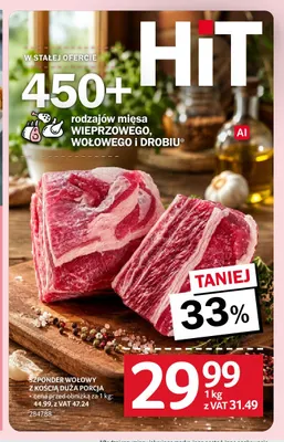 Szponder wołowy z kością duża porcja promocja w Selgros