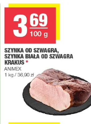 Szynka od szwagra Krakus promocja w SPAR