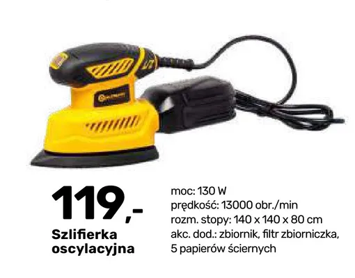 Szlifierka oscylacyjna Baltmann promocja w Bricomarche