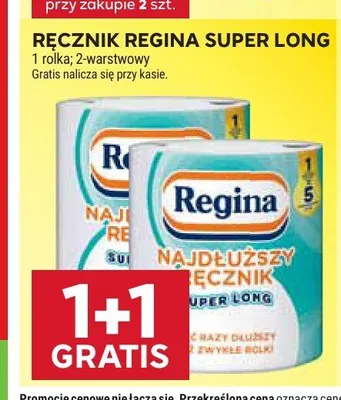 Ręcznik papierowy Regina Super Long promocja w Stokrotka