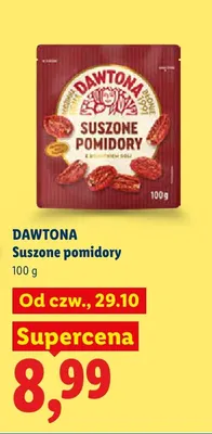 Suszone pomidory Dawtona promocja w Lidl