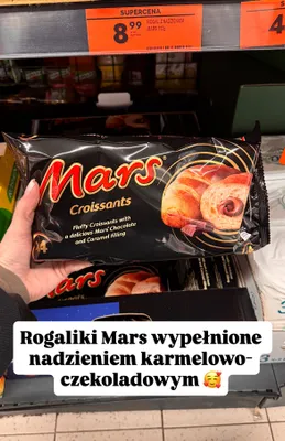 Rogaliki z nadzieniem karmelowo-czekoladowym  promocja w Biedronka