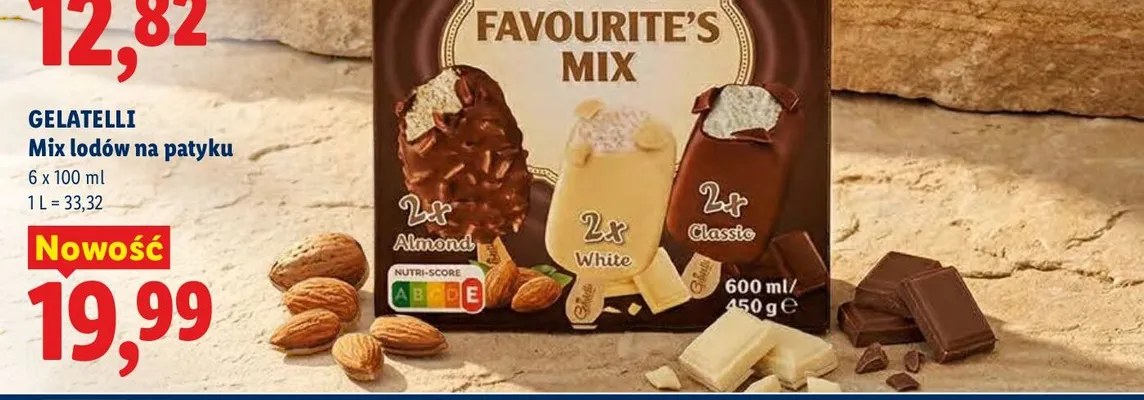Mix lodów na patyku promocja w Lidl