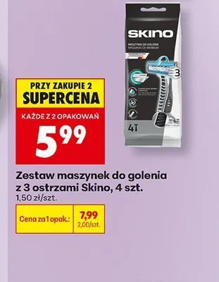 Maszynki do golenia Skino promocja w Biedronka