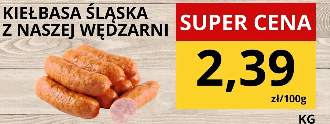 Kiełbasa śląska promocja w Supeco