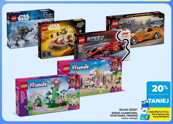 Klocki LEGO Speed Champions promocja w Carrefour Market