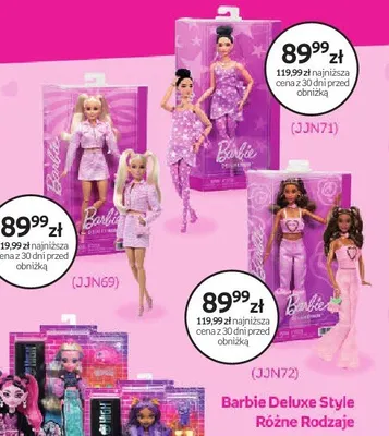 Lalka Barbie Deluxe Style promocja w Empik