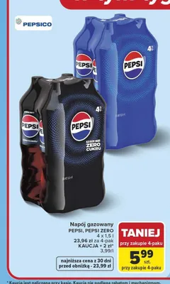 Napój gazowany Pepsi promocja w Carrefour