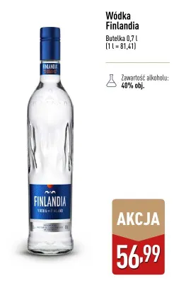 Wódka Finlandia promocja w Aldi