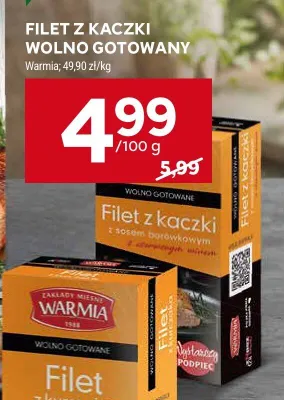 Filet z kaczki wolno gotowany Warmia promocja w Stokrotka
