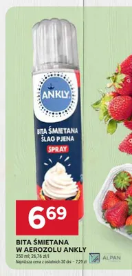 Bita śmietana w aerozolu ANKLY promocja w Stokrotka